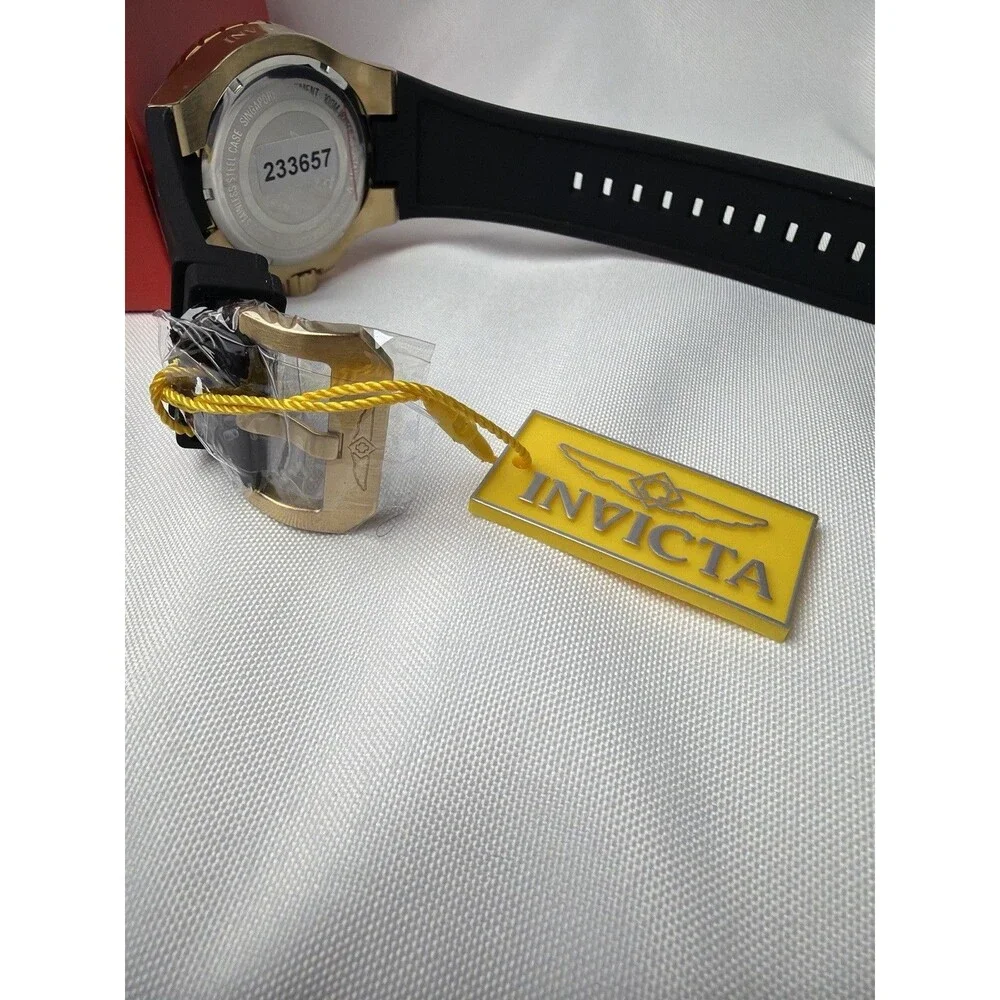 Invicta Aviator Dia De Los Muertos Mens Watch 50mm Mother of Pearl Dial 36856